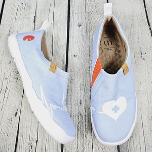 UIN | Stand By Me nurse design comfort lightweight slipon canvas shoes